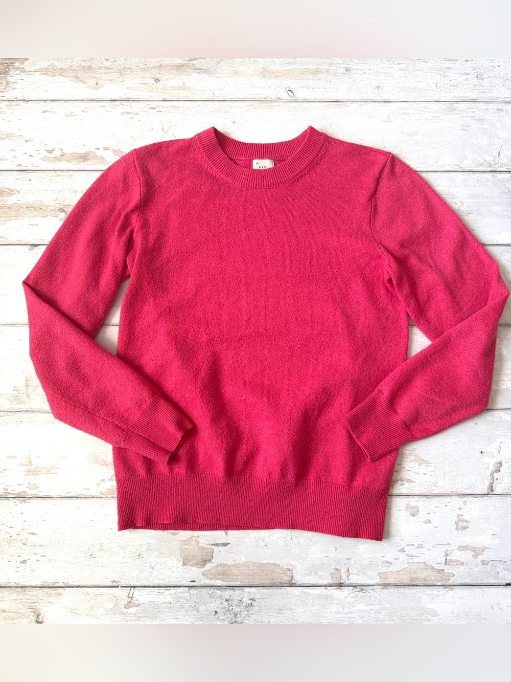 Women’s XS Hot Pink Crewneck Pullover Sweater A New Day Brand Size X Small
